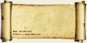 Andjelina Čalić vizit kartica